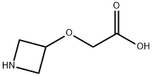 Acetic acid, 2-(3-azetidinyloxy)- Struktur