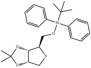 1,4-Anhydro-2,3-O-isopropylidene-5-O-t-butyldiphenylsilyl-4-thio-D-ribitol Struktur