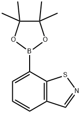 1,2-Benzisothiazole, 7-(4,4,5,5-tetramethyl-1,3,2-dioxaborolan-2-yl)- Struktur