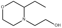 4-Morpholineethanol, 3-ethyl- Struktur