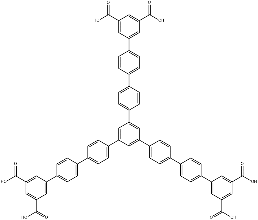 5`` '-(3' ', 5' '-dicarboxy [1,1': 4 ', 1' '-terphenyl] -4-yl) [1,1': 4 ', 1' ' : 4 '', 1 '' ': 3' '', 1 '' '': 4 '' '', 1 '' '' ': 4' '' '', 1 '' '' ''-seven Phenyl) -3,3 '' '' '', 5,5 '' '' ''-tetracarboxylic acid Struktur