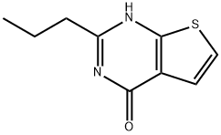 Thieno[2,3-d]pyrimidin-4(1H)-one, 2-propyl- Struktur