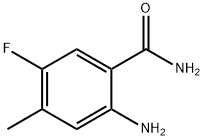 Benzamide, 2-amino-5-fluoro-4-methyl- Struktur