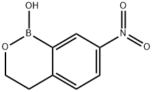 7-nitro-3,4-dihydro-1H-2,1-benzoxaborinin-1-ol Struktur