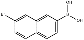 Boronic acid, B-(7-bromo-2-naphthalenyl)- Struktur