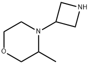 Morpholine, 4-(3-azetidinyl)-3-methyl- Struktur