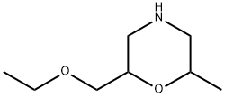 Morpholine, 2-(ethoxymethyl)-6-methyl- Struktur