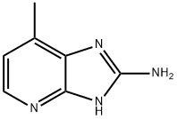 7-methyl-1H-imidazo[4,5-b]pyridin-2-amine Struktur