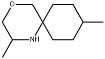 4-Oxa-1-azaspiro[5.5]undecane, 2,9-dimethyl- Struktur