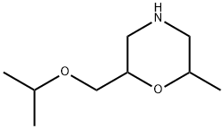 Morpholine,2-methyl-6-[(1-methylethoxy)methyl]- Struktur