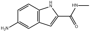 1H-Indole-2-carboxamide, 5-amino-N-methyl- Struktur