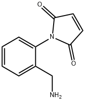 1H-Pyrrole-2,5-dione, 1-[2-(aminomethyl)phenyl]- Struktur