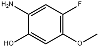 Phenol, 2-amino-4-fluoro-5-methoxy- Struktur