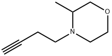 Morpholine, 4-(3-butyn-1-yl)-3-methyl- Struktur