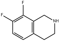 Isoquinoline, 7,8-difluoro-1,2,3,4-tetrahydro- Struktur