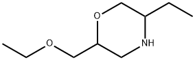 Morpholine, 2-(ethoxymethyl)-5-ethyl- Struktur