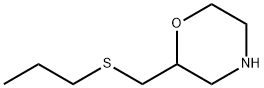 Morpholine,2-[(propylthio)methyl]- Struktur