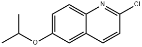 Quinoline, 2-chloro-6-(1-methylethoxy)- Struktur