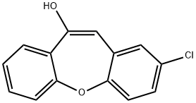 JR-13446, 2-Chloro-dibenz[b,f]oxepin-10-ol, 95% Struktur