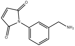 1H-Pyrrole-2,5-dione, 1-[3-(aminomethyl)phenyl]- Struktur