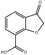 7-Benzofurancarboxylic acid, 2,3-dihydro-3-oxo- Struktur