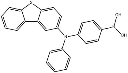 Boronic acid, B-[4-(2-dibenzothienylphenylamino)phenyl]- Struktur