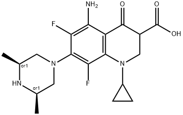 Sparfloxacin Impurity Struktur