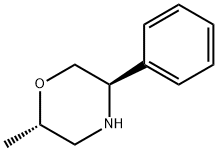 Morpholine,2-methyl-5-phenyl-,(2S,5R)- Struktur