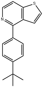 2-(Benzo[b]thiophen-4-yl)-5-tert-butylpyridine Struktur