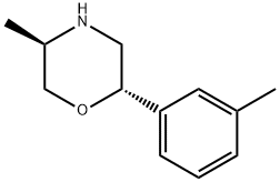 Morpholine, 5-methyl-2-(3-methylphenyl)-,(2S,5R)- Struktur