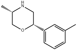 Morpholine, 5-methyl-2-(3-methylphenyl)-,(2S,5S)- Structure