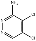 3-Pyridazinamine, 4,5-dichloro- Struktur