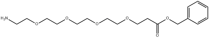 Amino-PEG4-benzyl ester Struktur