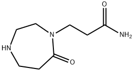 1H-1,4-Diazepine-1-propanamide, hexahydro-7-oxo- Struktur