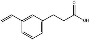 Benzenepropanoic acid, 3-ethenyl- Struktur