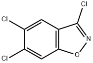 1,2-Benzisoxazole, 3,5,6-trichloro- Struktur