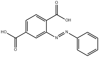 2-(phenyldiazenyl)terephthalic acid Struktur