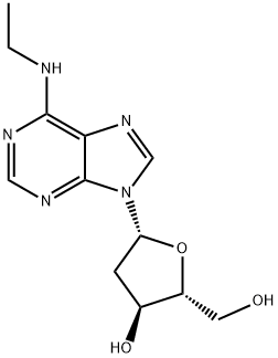 N6-Ethyl-2'-deoxyadenosine Struktur