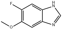 1H-Benzimidazole, 6-fluoro-5-methoxy- Struktur