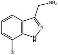 1H-Indazole-3-methanamine, 7-bromo- Struktur