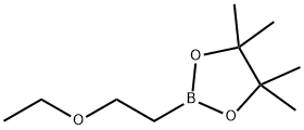 2-(2-Ethoxyethyl)-4,4,5,5-tetramethyl-1,3,2-dioxaborolane Struktur