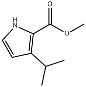 methyl 3-propan-2-yl-1H-pyrrole-2-carboxylate Struktur