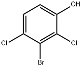 Phenol, 3-bromo-2,4-dichloro- Struktur