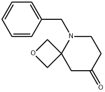 2-Oxa-5-azaspiro[3.5]nonan-8-one, 5-(phenylmethyl)- Struktur