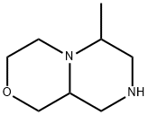 Pyrazino[2,1-c][1,4]oxazine, octahydro-6-methyl- Struktur