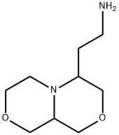 1H-[1,4]Oxazino[3,4-c][1,4]oxazine-4-ethanamine, hexahydro Struktur