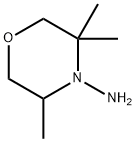 4-Morpholinamine, 3,3,5-trimethyl- Struktur