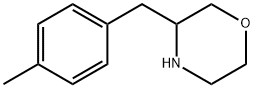 Morpholine,3-[(4-methylphenyl)methyl]- Structure