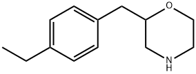 Morpholine,2-[(4-ethylphenyl)methyl]- Struktur