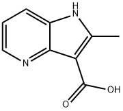 2-methyl-1H-pyrrolo[3,2-b]pyridine-3-carboxylic acid Struktur